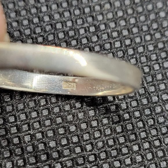 Vtg Morita Gil Sterling Silver Lapis Bracelet in Box and unmarked Earrings/Ring - Picture 9 of 11